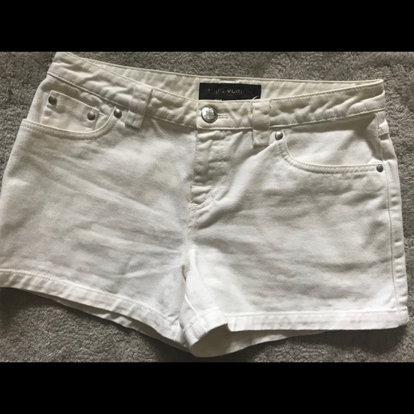 louis vuitton jean shorts
